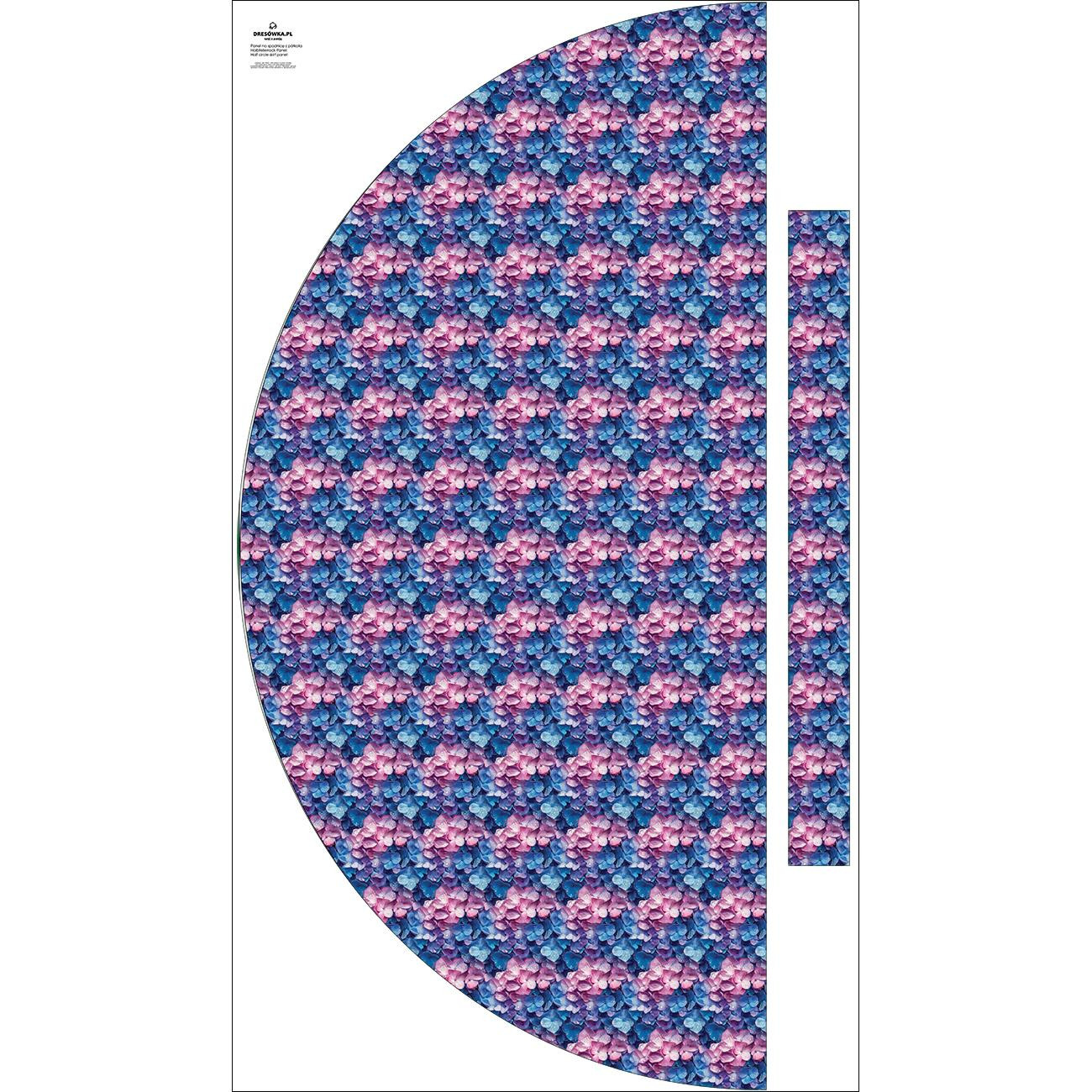 Maxirock Panel - krepp/ Flowers wz.32