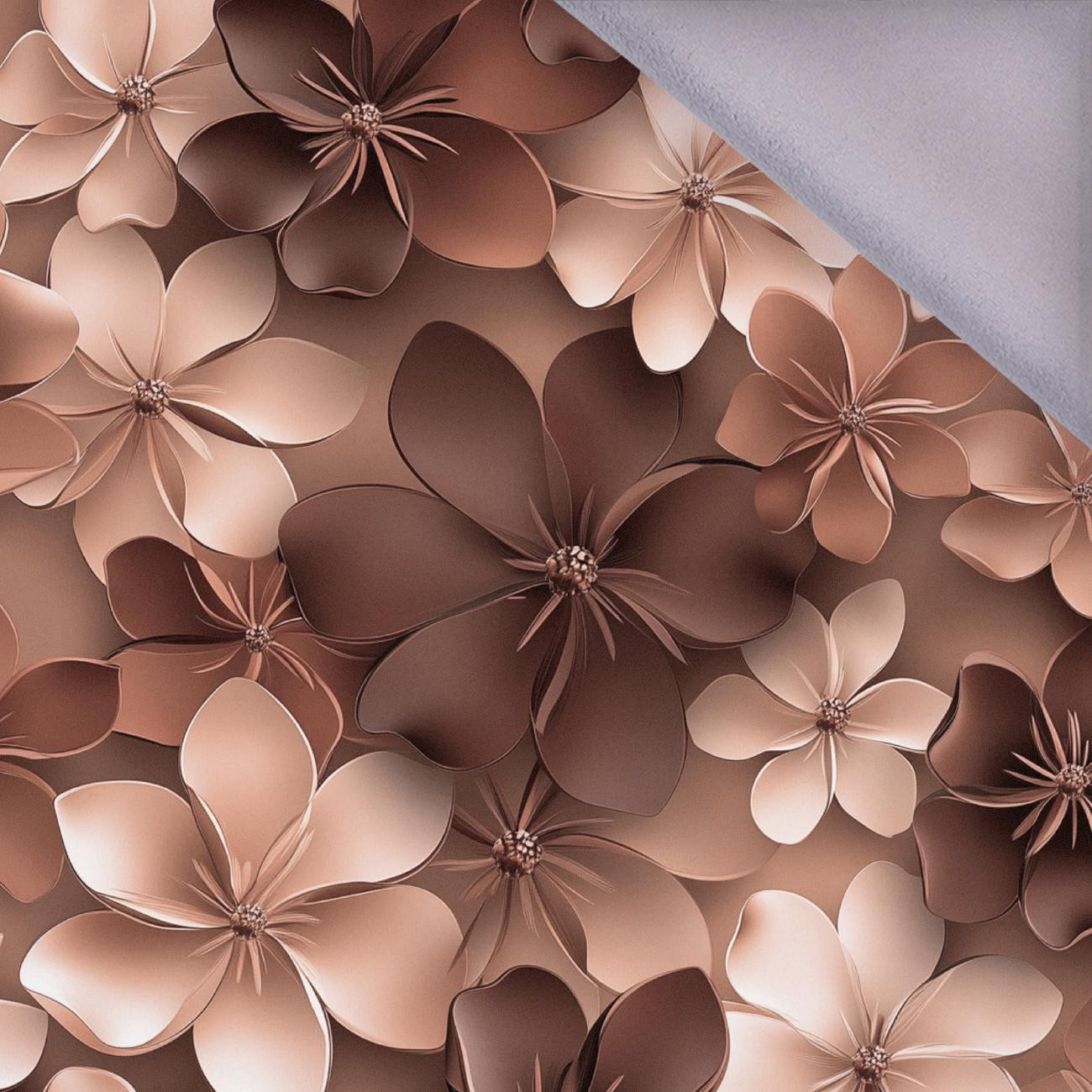 FLOWERS WZ.5/ Mocha Mousse  - Softshell 