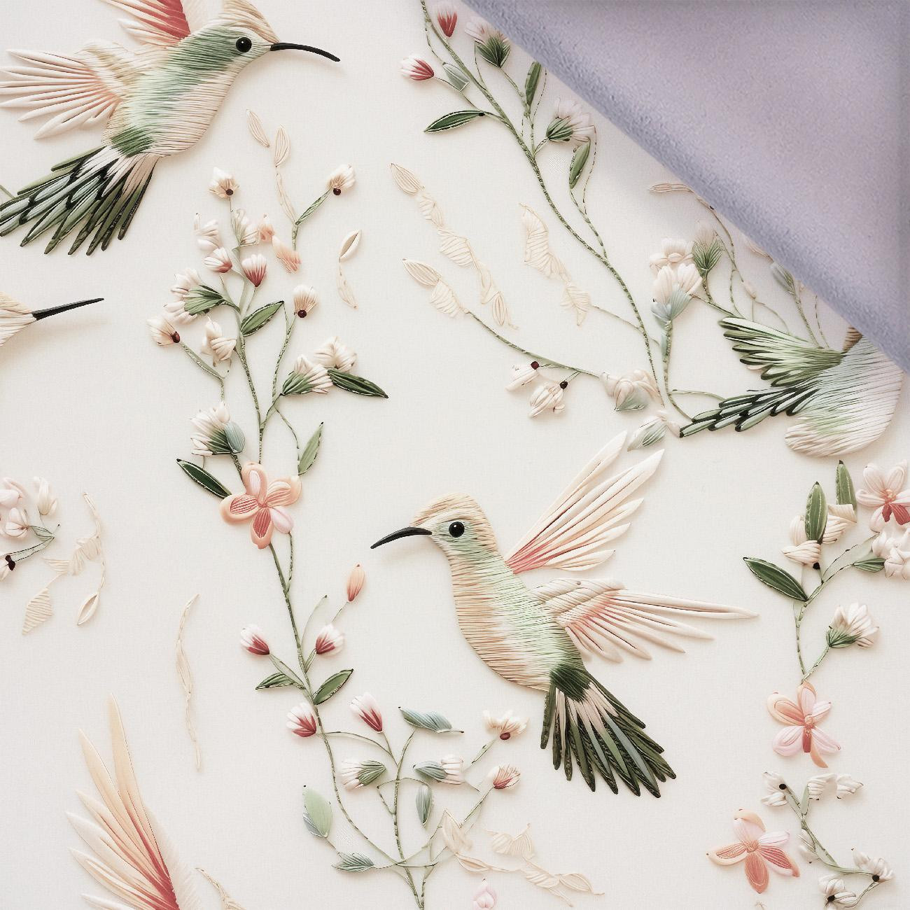 PASTEL BIRDS M. 6 (Kolibris) - Softshell 