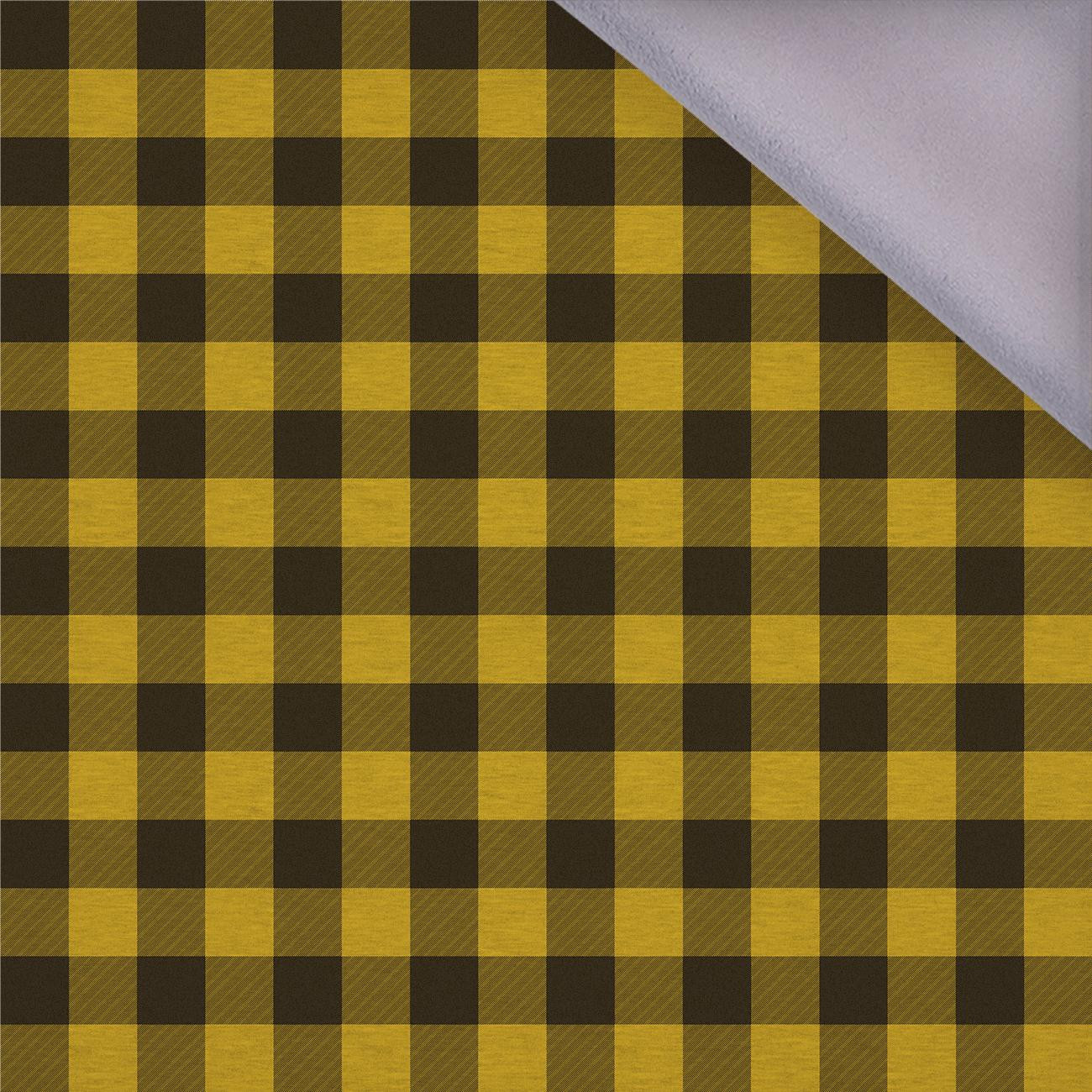 KARO VICHY - MELANGE SENF - Softshell 