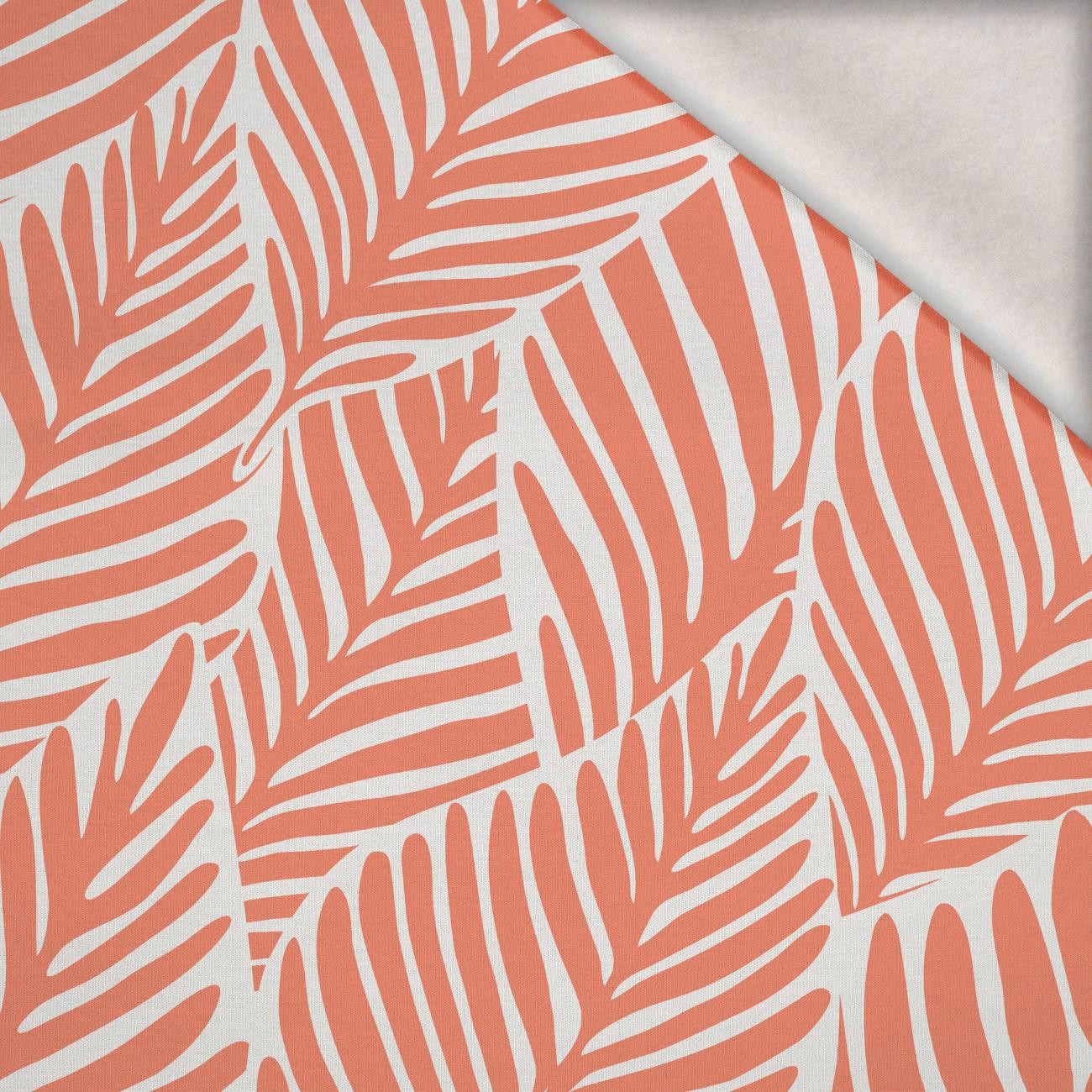 LEAVES WZ. 2 (apricot) - Wintersweat angeraut mit Elastan ITY