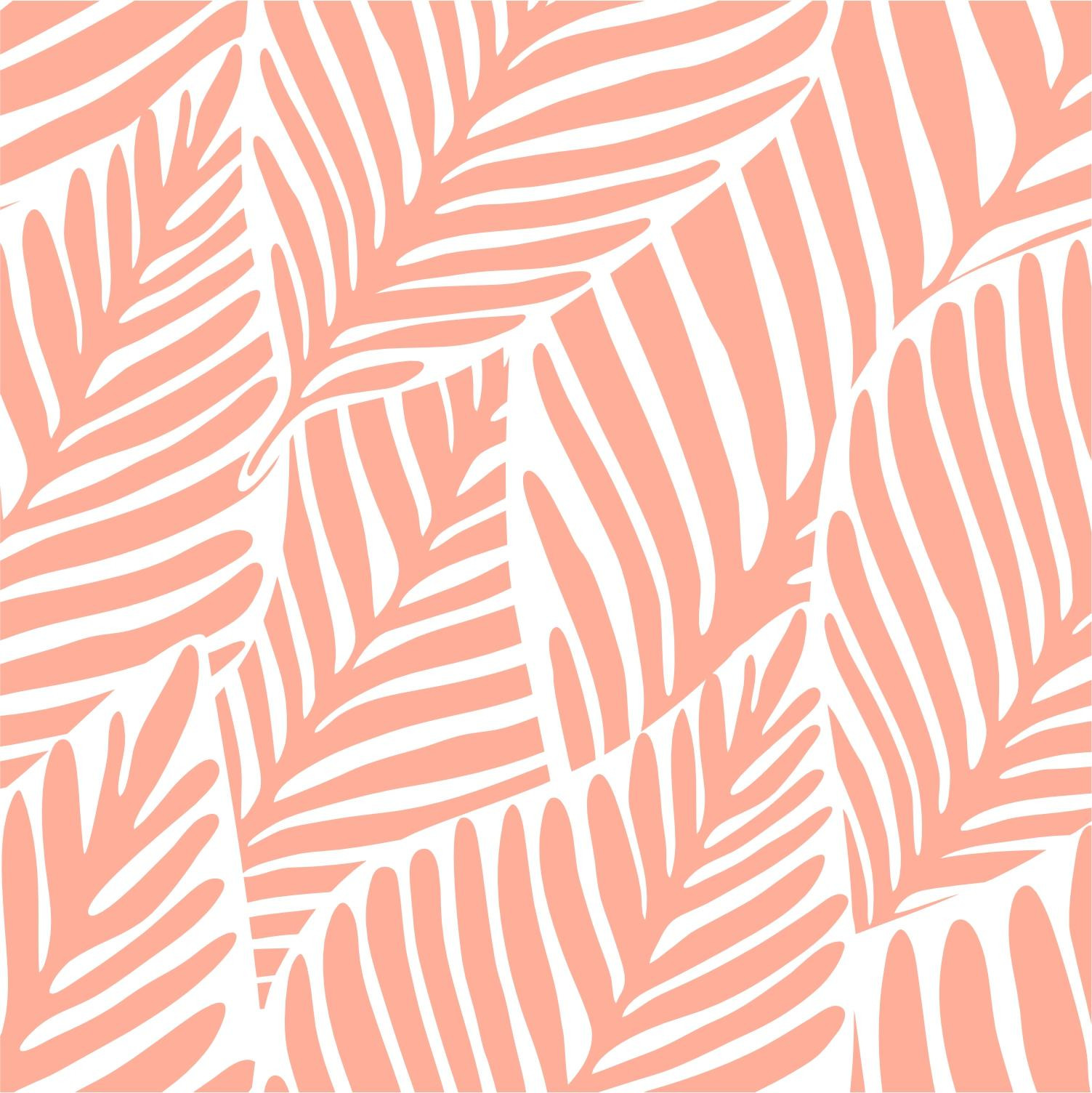 LEAVES WZ. 2 (apricot) - Krepp