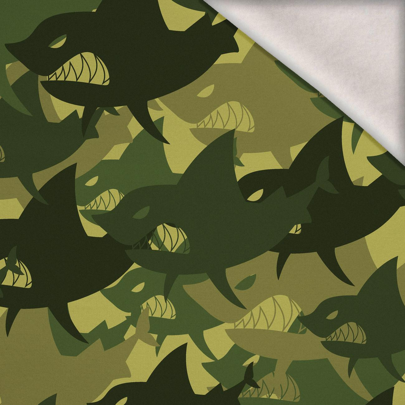 HAIE CAMOUFLAGE - Wintersweat angeraut mit Elastan ITY HAIE CAMOUFLAGE - Wintersweat angeraut mit Elastan ITY