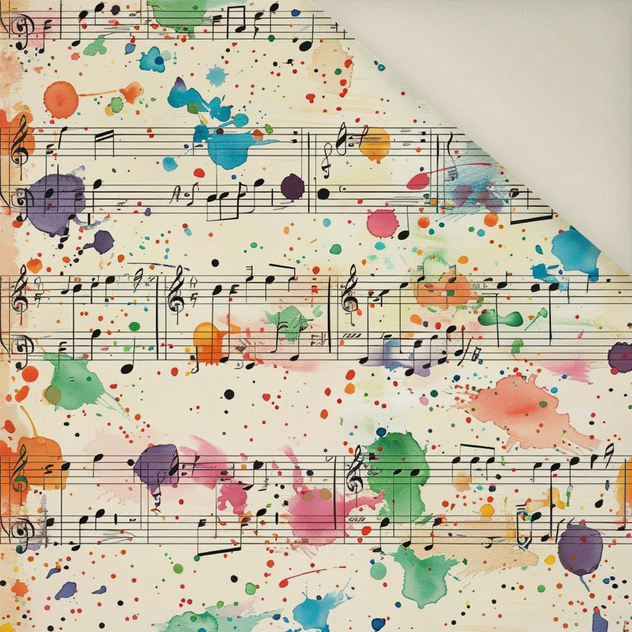 MUSIC NOTES M. 1- Polster- Velours