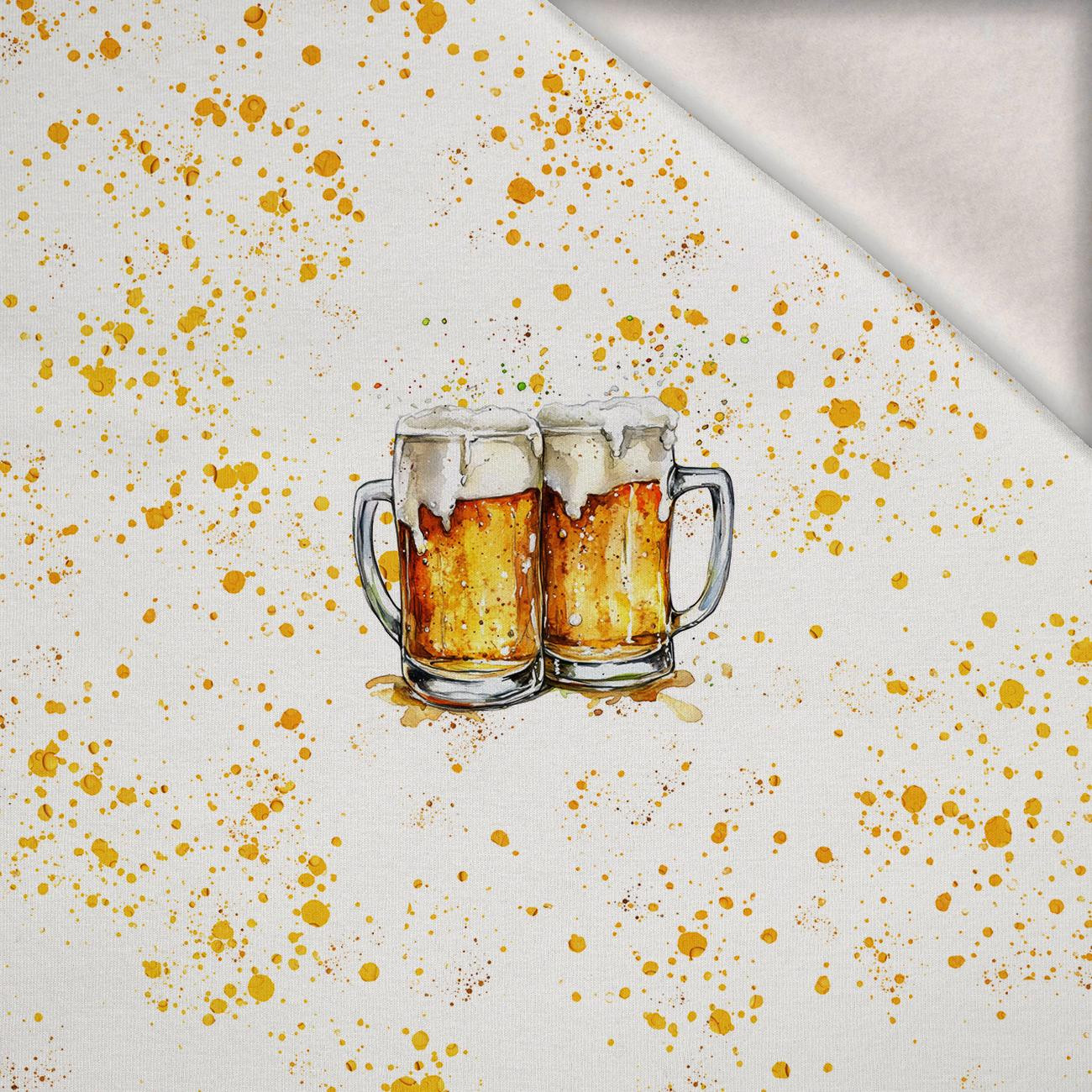 OKTOBERFEST BEER WZ.3 - Paneel (75cm x 80cm) Wintersweat angeraut mit Elastan ITY