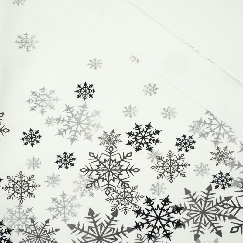 SCHNEEFLOCKEN / grau - Paneel Sommersweat 