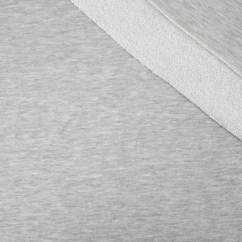 STÜCK - M-01 MELANGE HELLGRAU - Dicker Sommersweat