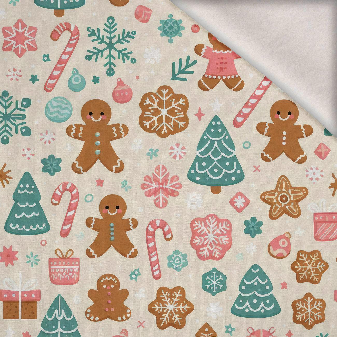 Pastel Christmas wz. 3 - Wintersweat angeraut mit Elastan ITY Pastel Christmas wz. 3 - Wintersweat angeraut mit Elastan ITY