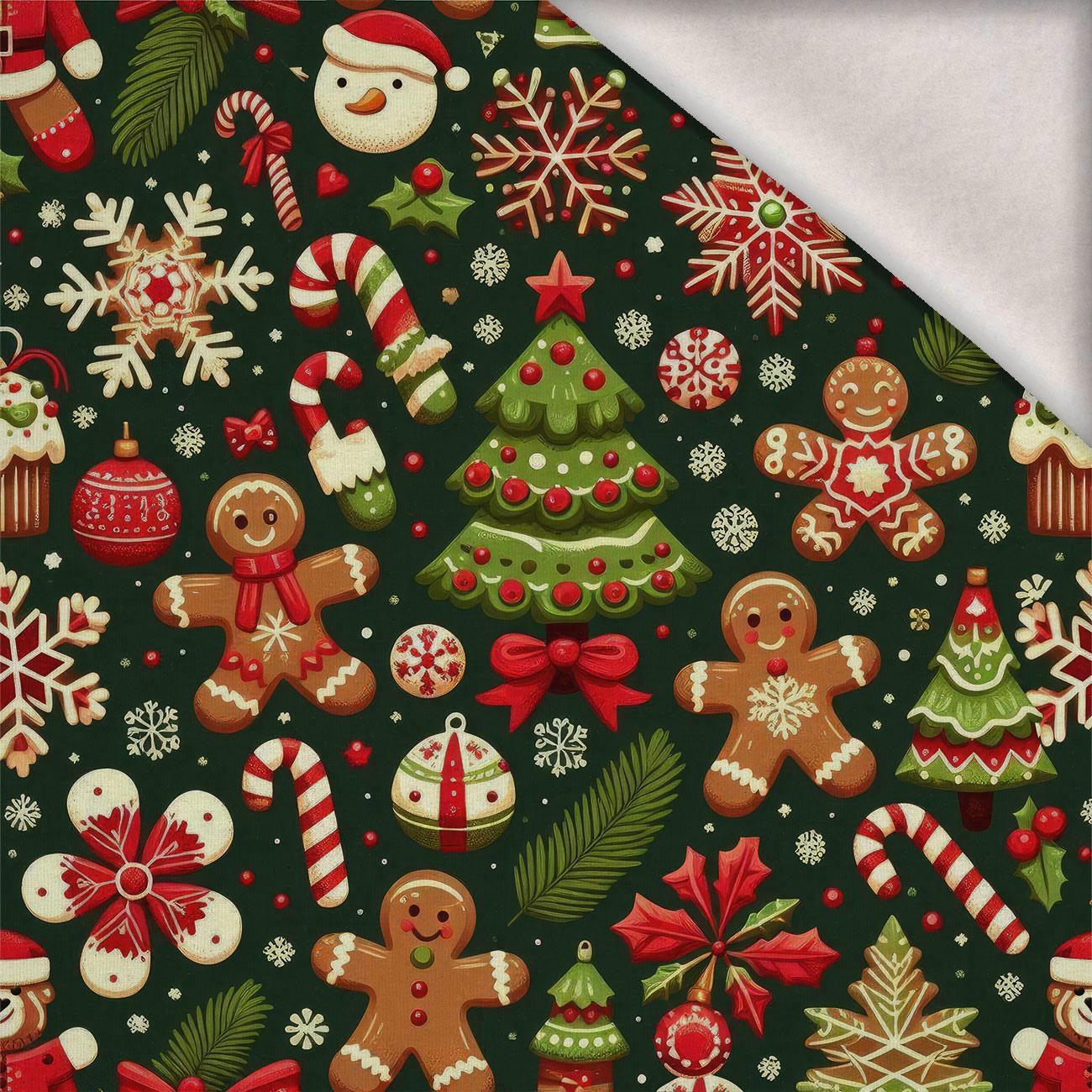 HAPPY CHRISTMAS WZ. 9 - Wintersweat angeraut mit Elastan ITY HAPPY CHRISTMAS WZ. 9 - Wintersweat angeraut mit Elastan ITY