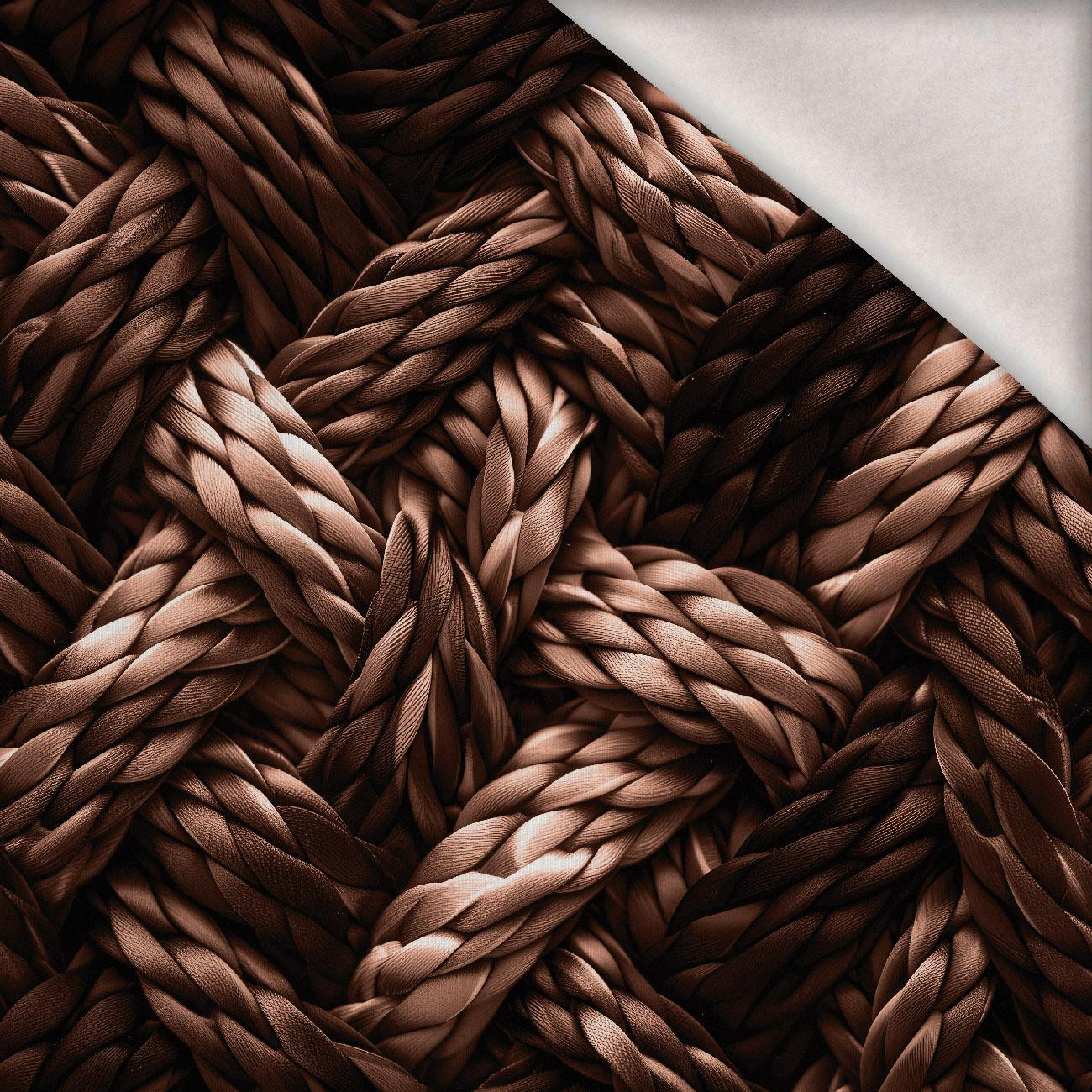 RATTAN / Mocha Mousse - Wintersweat angeraut mit Elastan ITY RATTAN / Mocha Mousse - Wintersweat angeraut mit Elastan ITY