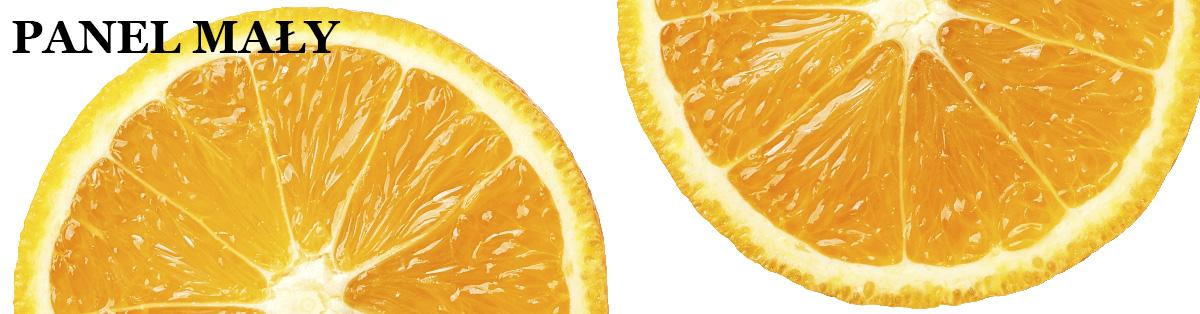 ORANGE / weiß - Tellerrock-Panel