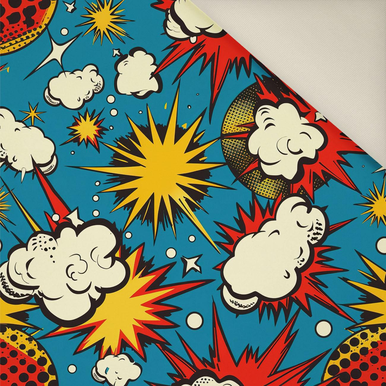 RETRO COMICS M.4- Polster- Velours