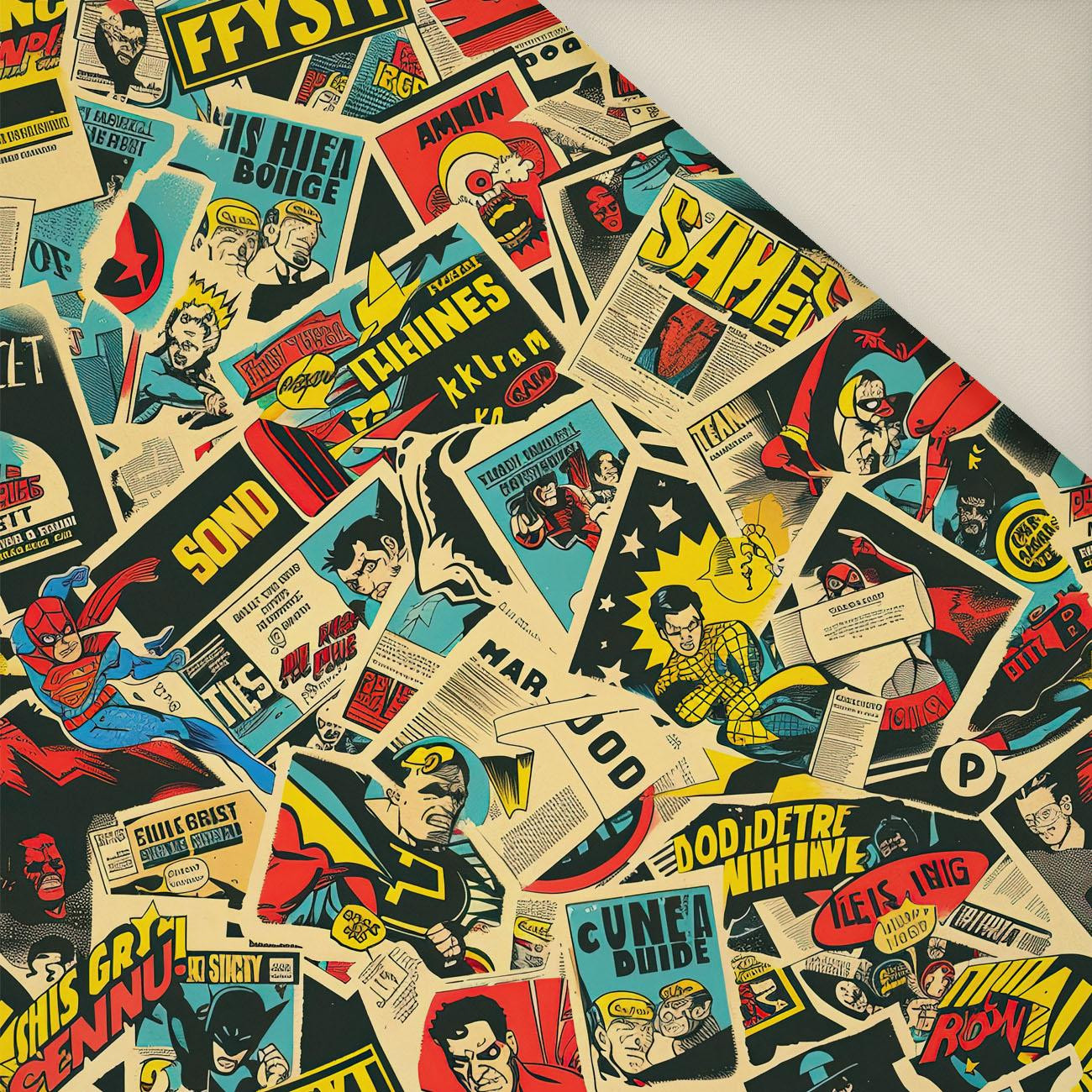 RETRO COMICS M.8- Polster- Velours