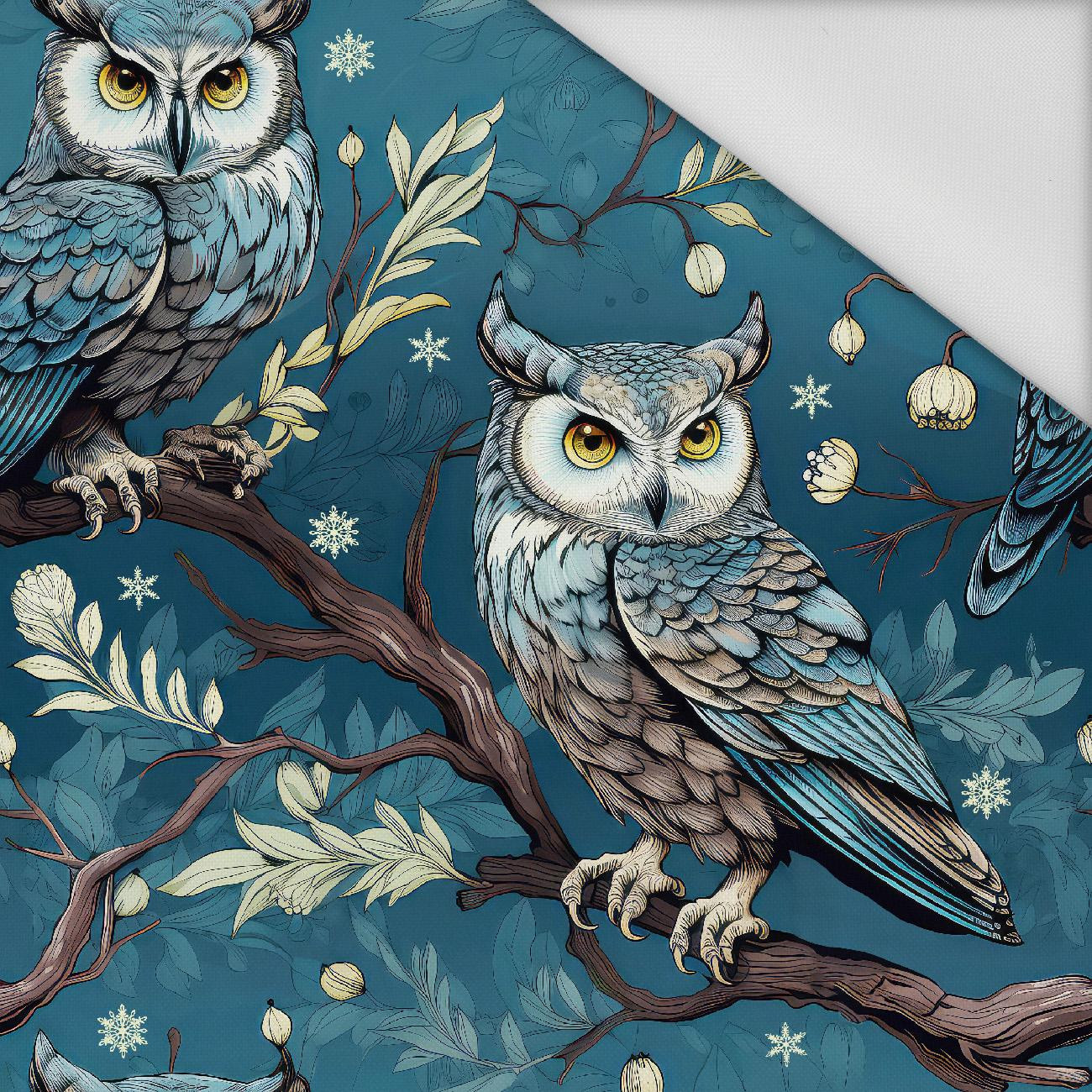 PASTEL BIRDS M.3 (EULE) - Wasserabweisende Webware
