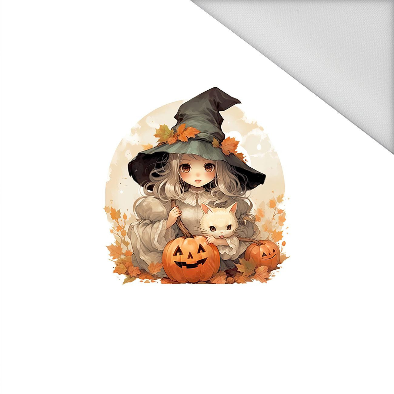 HALLOWEEN GIRL - Paneel (60cm x 50cm) Wasserabweisende Webware