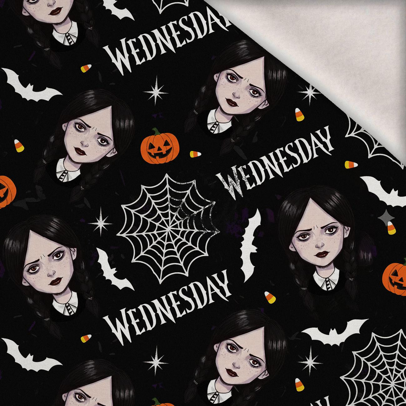 WEDNESDAY Halloween wz.1 - Wintersweat angeraut mit Elastan ITY