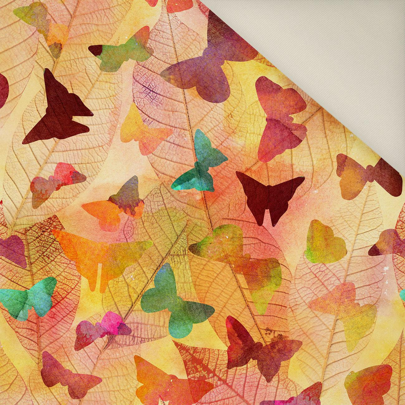 BUNTE SCHMETTERLINGE- Polster- Velours