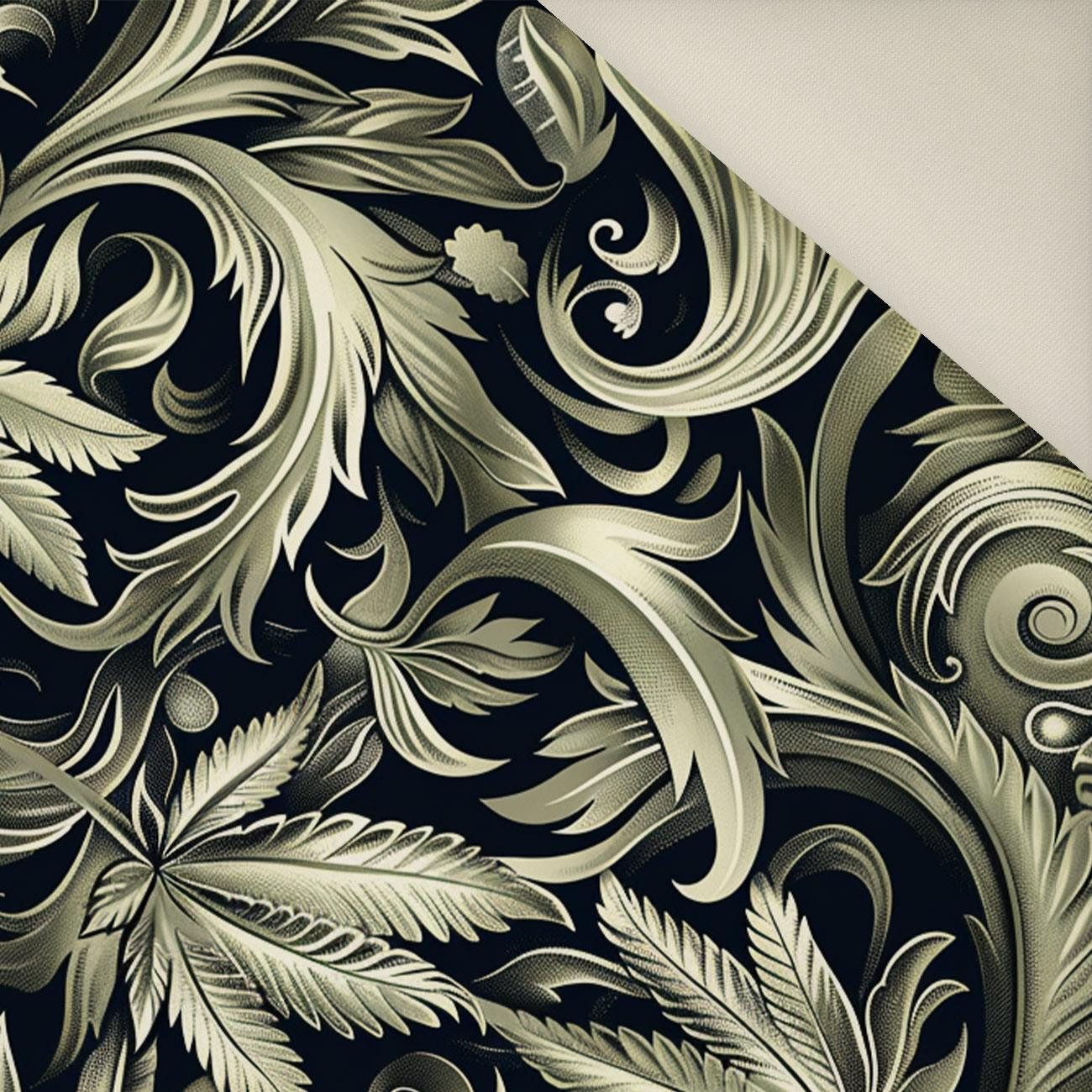 Hemp leaves WZ. 2 - Polster- Velours