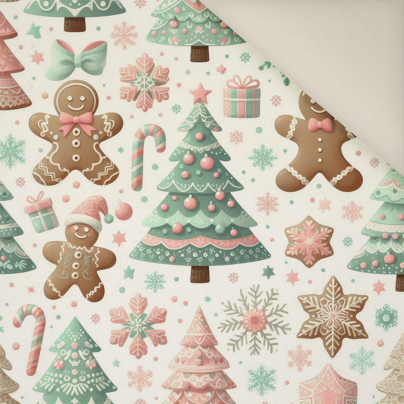 Pastel Christmas wz. 2- Polster- Velours