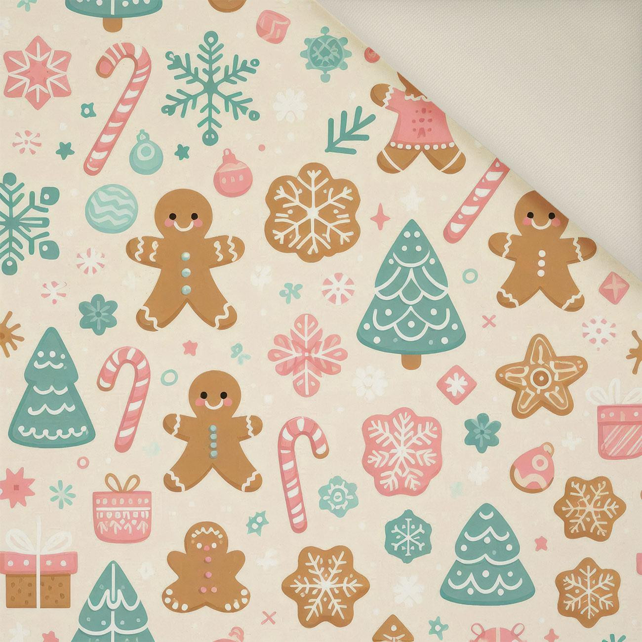 Pastel Christmas wz. 3- Polster- Velours