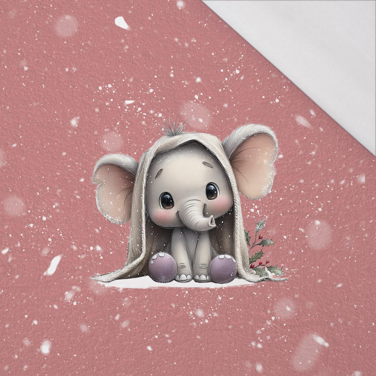 WINTER ANIMALS wz.16 - panel (60cm x 50cm) SINGLE JERSEY 