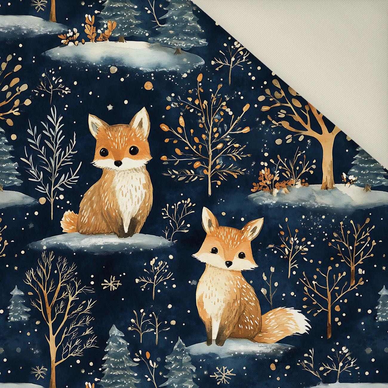 WINTER ANIMALS WZ.6- Polster- Velours