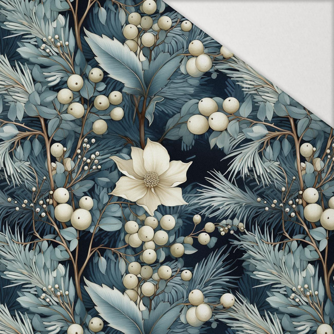 WINTER FLOWERS WZ.2 - Hydrophober angerauter Wintersweat