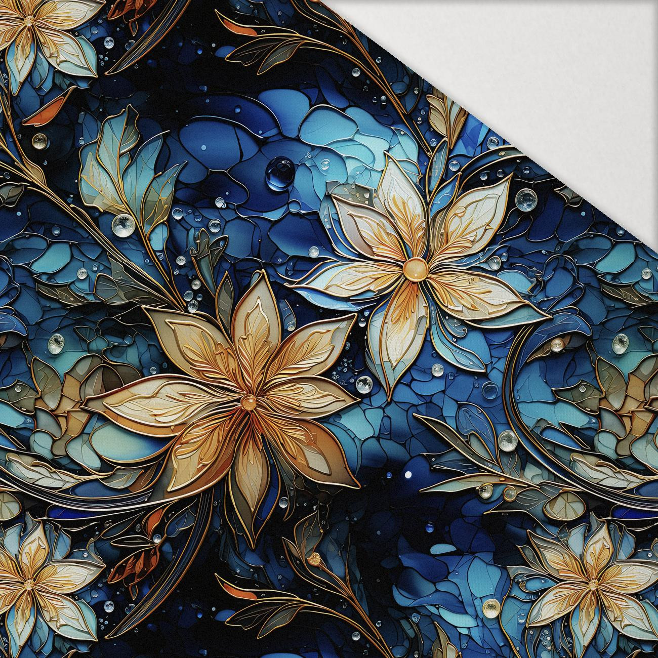 WINTER FLOWERS WZ.4 - Hydrophober angerauter Wintersweat