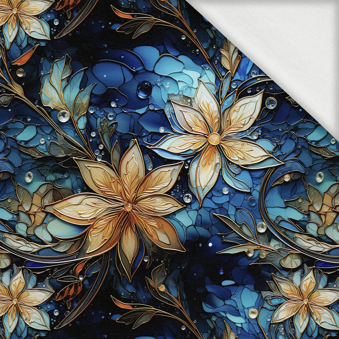 WINTER FLOWERS WZ.4 - leichte Maschenware angeraut