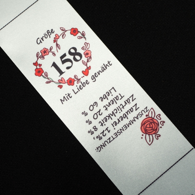 Mädchen Textillabel DE - Größe 158 - 4 Stck Set
