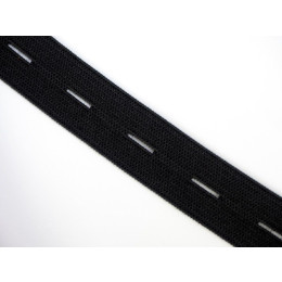 Lochgummi Breite - zwischen 20mm SCHWARZ