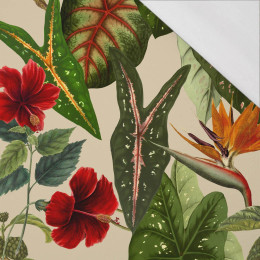 PARADIESPFLANZEN (SAFARI) - bio single jerset mit Elastan Sommersweat