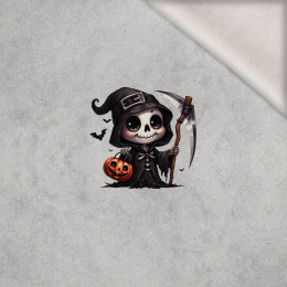 SKELETON CUTE HALLOWEEN WZ. 1 - Paneel (60cm x 50cm) Wintersweat angeraut mit Elastan ITY