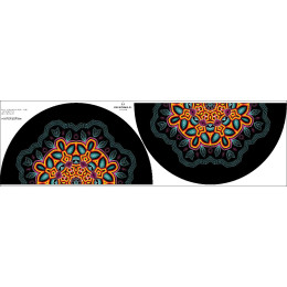 AFRICAN MANDALA - Tellerrock-Panel 