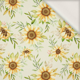 PASTELL-SONNENBLUMEN M. 1 - Viskose Webware