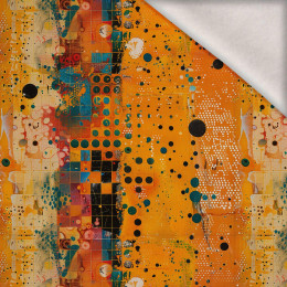 ABSTRACTION WZ.24 - Wintersweat angeraut mit Elastan ITY