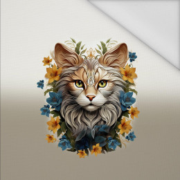 ANIMALS MANDALA wz.9 - panel (60cm x 50cm) Wasserabweisende Webware