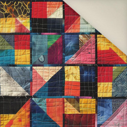 Batik Quilt wz. 4- Polster- Velours