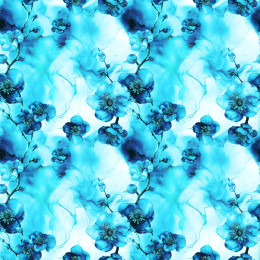 ALCOHOL PASTEL INK wz.7 blue- Single Jersey mit Elastan ITY