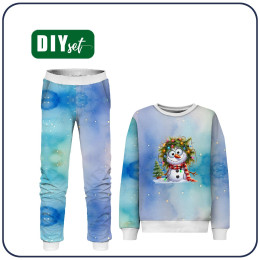Jogginganzug für Kinder (MILAN) - Christmas animal wz. 8 - Nähset