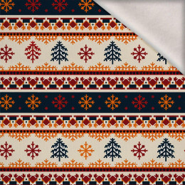 CHRISTMAS SWEATER wz.11 - Wintersweat angeraut mit Elastan ITY