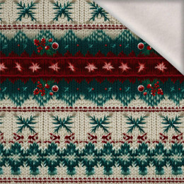 CHRISTMAS SWEATER wz.12 - Wintersweat angeraut mit Elastan ITY