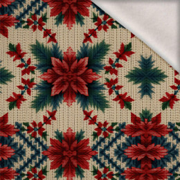 CHRISTMAS SWEATER wz.13 - Wintersweat angeraut mit Elastan ITY