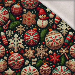 CHRISTMAS SWEATER wz.15 - Wintersweat angeraut mit Elastan ITY