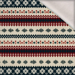 CHRISTMAS SWEATER wz.1 - Wintersweat angeraut mit Elastan ITY