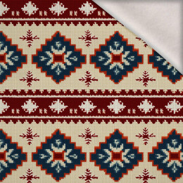 CHRISTMAS SWEATER wz.3 - Wintersweat angeraut mit Elastan ITY