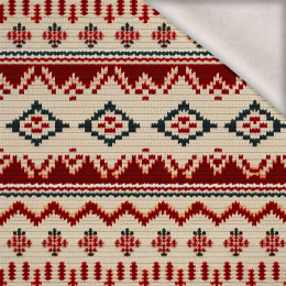 CHRISTMAS SWEATER wz.9 - Wintersweat angeraut mit Elastan ITY