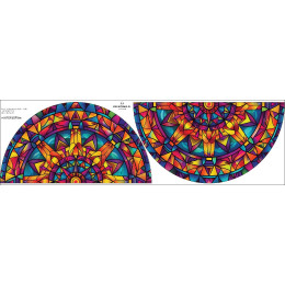 COLORFUL MANDALA m.2 - Tellerrock-Panel 