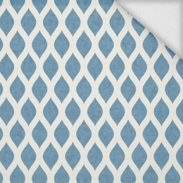 WEIßE KETTE / ACID WASH - blau -  Sommersweat