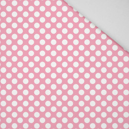 WEIßE TUPFEN / rosa - HOME DECOR PREMIUM Webware